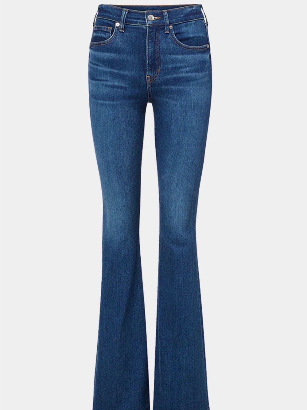 Veronica Beard bright Blue High-Rise Flare Jeans